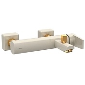 Смеситель для ванны и душа Shouder Unique Plus белый 0180116