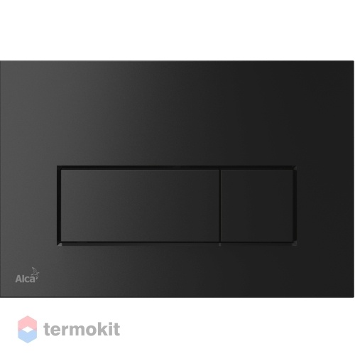 Клавиша смыва AlcaPlast черный матовый M578