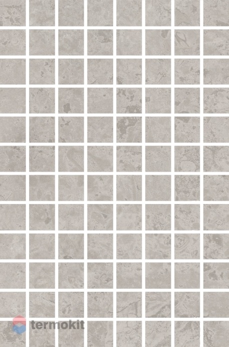 Керамическая плитка Kerama Marazzi Ферони MM8350 декор мозаичный серый матовый 20x30