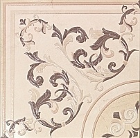 Керамогранит Plaza Cavallino Roseton Vernazza Crema декор 60х60