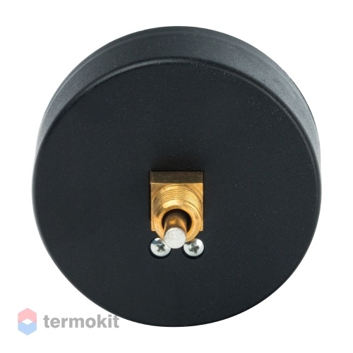 STOUT Термоманометр аксиальный в комплекте с автоматическим запорным клапаном. Корпус Dn 80 мм 1/2" 0-4 бар 120С