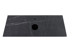 Столешница La Fenice Granite Black Olive Light Lappato мрамор черный FNC-03-VS03-80