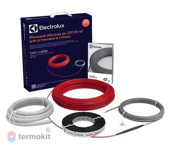 Двужильный нагревательный кабель Electrolux Twin Cable ETC 2-17-1500