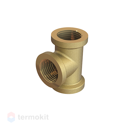 Elsen Тройник ВВВ 1/2", 1/2", 1/2" латунь равнопроходной