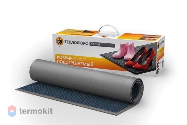Коврик подогреваемый Теплолюкс-carpet 80х50 серый