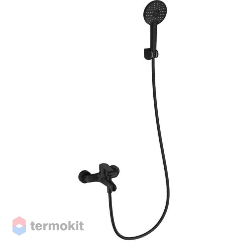 Смеситель для ванны и душа WONZON & WOGHAND Черный WW-AE3204-MB