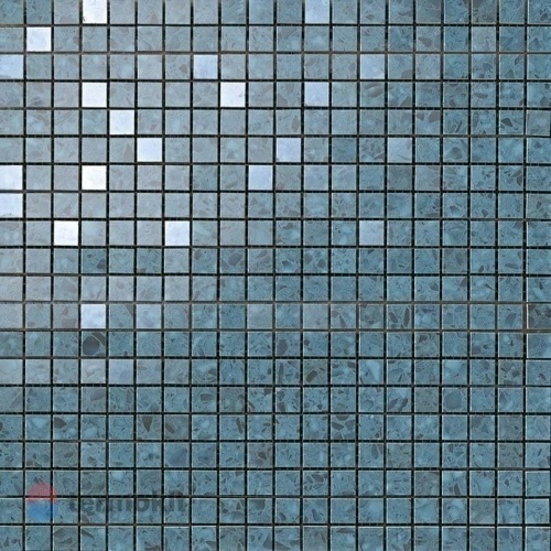 Керамическая плитка Atlas Concorde Marvel Gems Terrazzo Blue Micromosaico 9MZB мозаика 30,5x30,5