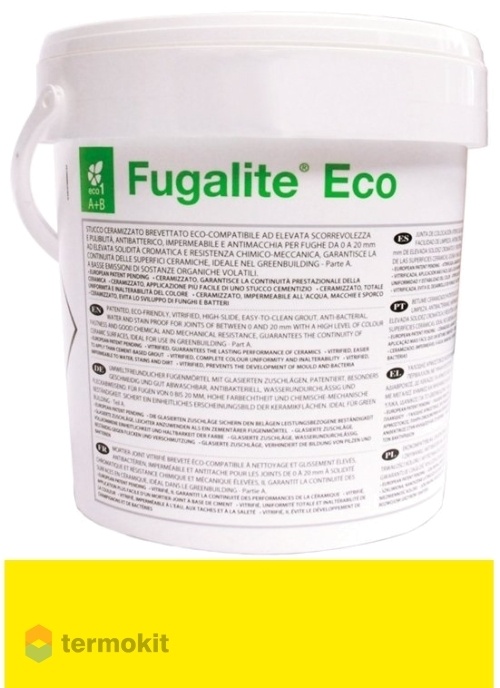 Затирка Kerakoll Fugalite Eco эпоксидная 23 Giallo (3 кг ведро)