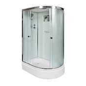 Душевая кабина Deto D 120x80 (матовое стекло) левая хром D272SL