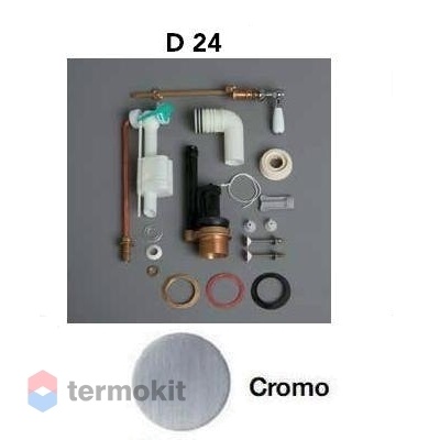 Механизм слива для бачка Simas Lante хром D24cr