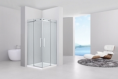 Душевой уголок Black&White Stellar Wind 1950x900x900 (прозрачное стекло) хром S202-900x900