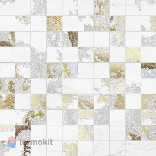 Керамогранит Brennero Venus Mosaico Q. Solitaire White Mix MQSW мозаика 29,7x29,7