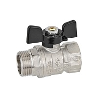 Кран шаровой Bugatti 1/2&quot; ВН (бабочка из алюминия) серия Arizona 06070007