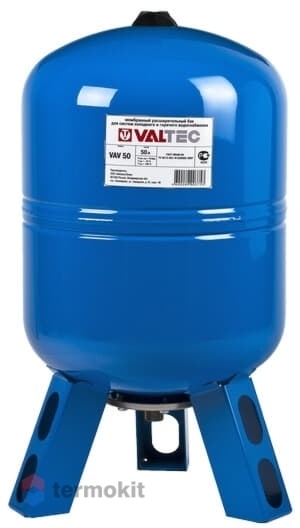 Гидроаккумулятор для систем водоснабжения Valtec VT.AV.B 100 л. вертикальный