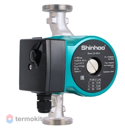 Циркуляционный насос Shinhoo BASIC 25-8S N 180 1x230V