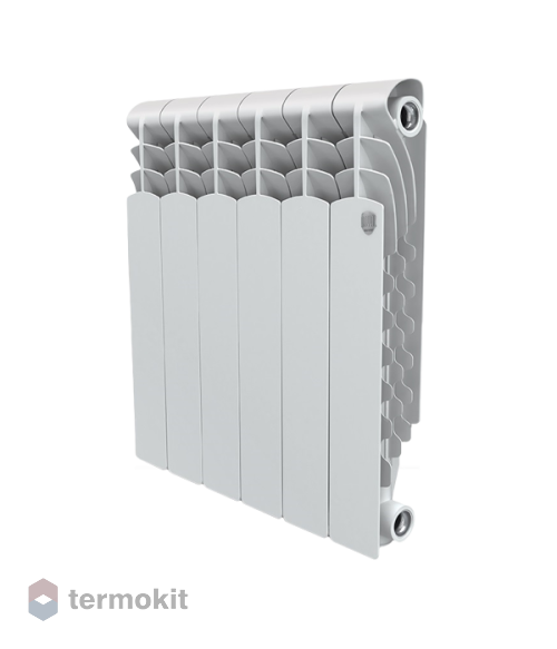Алюминиевый радиатор Royal Thermo Revolution 350 \ 01 секция \ с боковым подключением