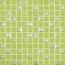Мозаика Стеклянная Vidrepur Edna Mix №601 Зеленый (на сетке) 31,7x31,7