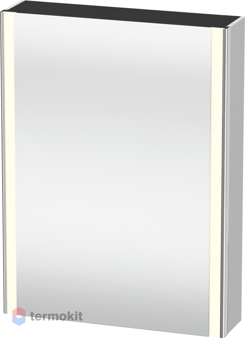 Зеркальный шкаф Duravit XSquare 60 с подсветкой белый XS7111R3636