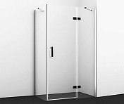 Душевой уголок WasserKRAFT AllerBLACK MATT 2000x1200x800 хром/черный правый 10H06RBLACK MATT