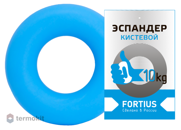 Эспандер-кольцо Fortius H180701-10LB, 10 кг, голубой