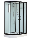 Душевая кабина TIMO STANDART 120x85 правая черный T-6602 Black R