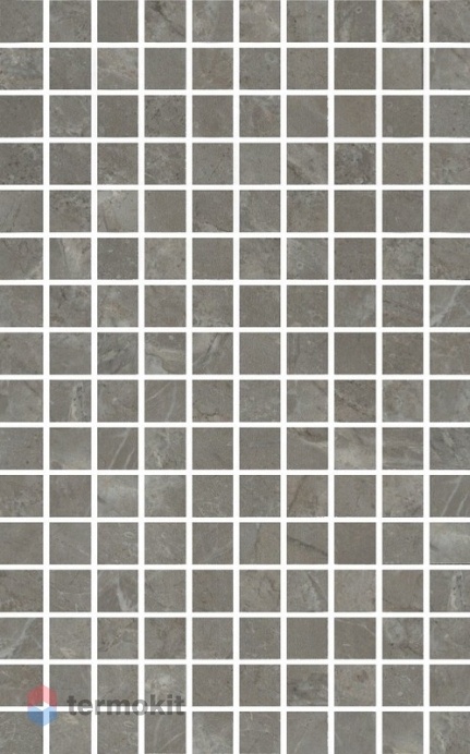 Керамическая плитка Kerama Marazzi Кантата MM6434 декор мозаичный серый глянцевый 25x40