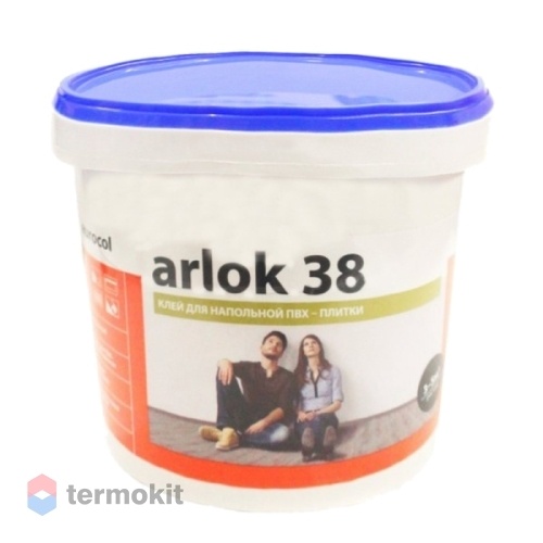 Клей водно-дисперсионный Arlok 38 банка 1,3кг (~ 4 m2)