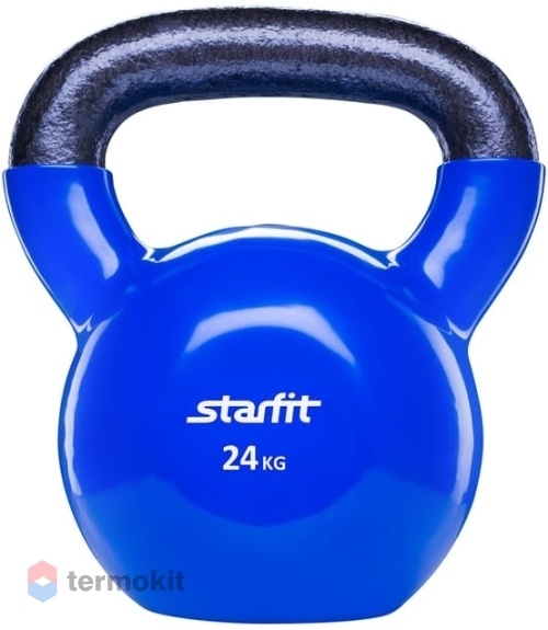 Гиря виниловая Starfit DB-401, синий 24 кг