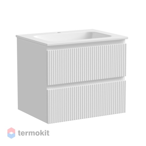 Тумба с раковиной SANCOS SNOB T 61 подвесная bianco SNT60W+CN7011