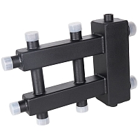 ROMMER Коллектор (дублер компакт) с гидроразделителем на 1+1+1 контура  до 60 кВт