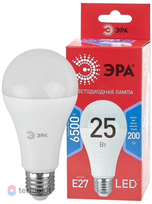 Лампа светодиодная ЭРА LED A65-25W-865-E27 R