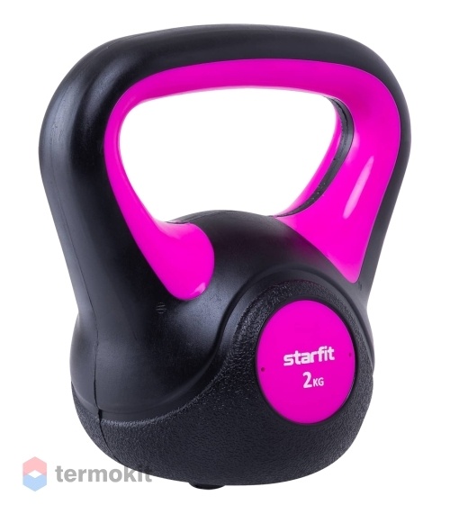 Гиря пластиковая Starfit DB-502 2 кг, розовый