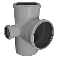 TEBO Крестовина двухплоскостная правая серая 110x110x50/87,5