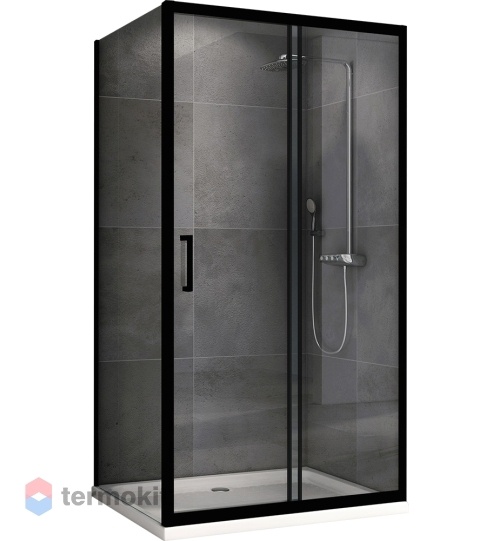Душевой уголок ABBER Schwarzer Diamant 1950x1500x750 черный AG30150B-S75B