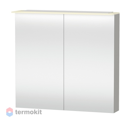 Зеркальный шкаф Duravit X-Large 80 с подсветкой Бетонно-серый XL759400707