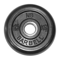 Диск обрезиненный MB Barbell 31 мм, 1.25 кг MB-PltB31-1,25
