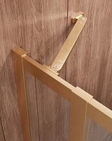 Душевой уголок Cezares Molveno 1950x1100x900 брашированное золото MOLVENO-AH-21-90+20-C-BORO-IV