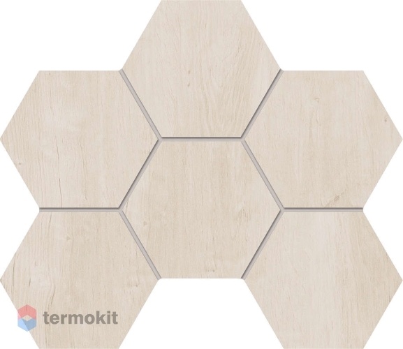 Керамогранит Эстима Soft Wood SF01 Hexagon мозаика 25x28,5 Непол.