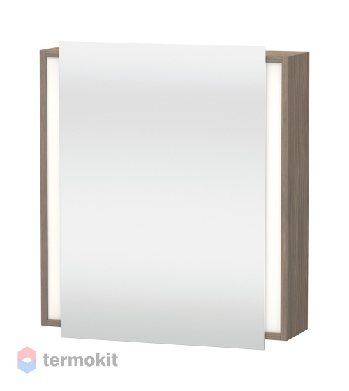 Зеркальный шкаф Duravit Ketho 65 с подсветкой Eiche (Terra) KT7530R3535