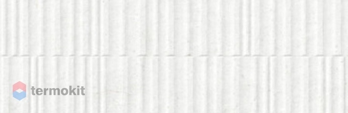 Керамическая плитка Peronda Manhattan Wall White Wavy SP/R настенная 33,3x100