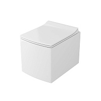 Унитаз подвесной OWL 1975 Cube Cirkel-H с сиденьем микролифт OWLT190803