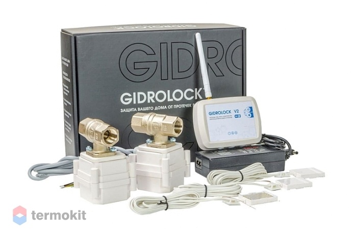 Комплект для защиты от протечек воды Gidrolock WIFI TIEMME 1/2