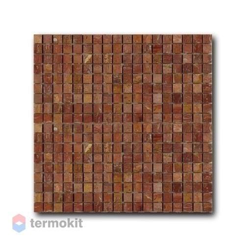 Мраморная мозаика Art&Natura Marble Mosaic (1,5х1,5) Red Travertine 30,5х30,5
