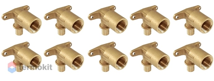 Угольник настенный Рехау Rautitan RX+ длинный вр 20-Rp1/2, 10 шт