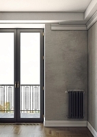 Стальной трубчатый радиатор Arbonia 3057/24 секции с боковым подключением 3/4 цвет Антрацит