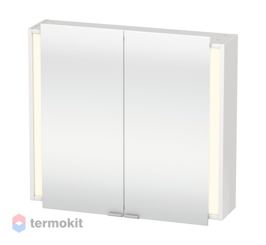 Зеркальный шкаф Duravit Ketho 80 с подсветкой белый глянец KT753102222