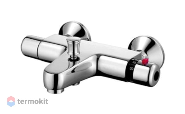 Смеситель для ванны и душа Lemark Thermo с термостатом LM7732C