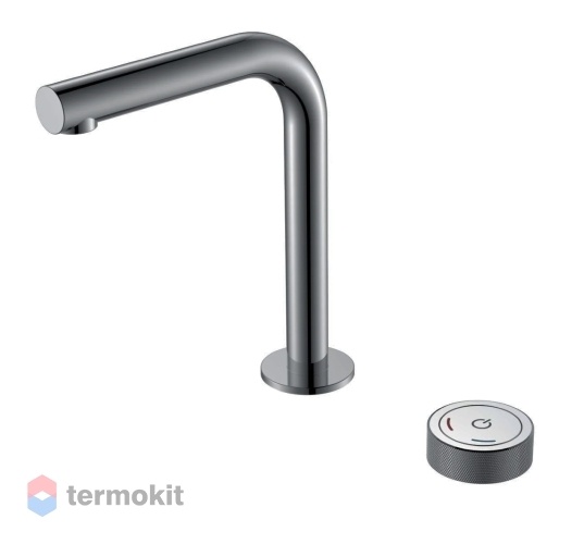 Смеситель для раковины Boheme TECH автоматический Shine Gun Metal 158-SGM
