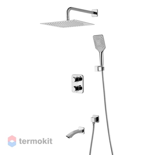 Душевой комплект скрытого монтажа Lemark Yeti с термостатом LM7842C