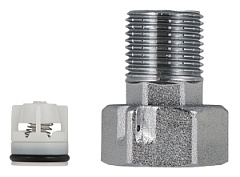 Valtec Полусгон с накидной гайкой и обратным клапаном НВ 1/2&quot;